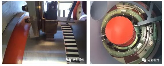 左邊是斑馬帶法，右邊是多齒齒輪法
